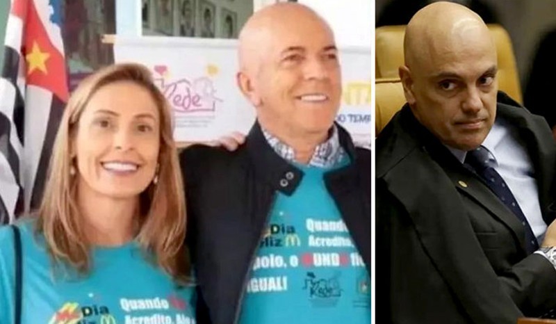 Exclusivo casal que agrediu Alexandre de Moraes já perseguiu professor